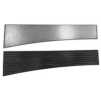 RB 1701 Running Board Covers, With Steel Backer And Bend-Over Tabs