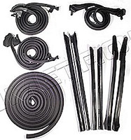 Weatherstrip Basic Kit 1967-68 Buick LeSabre, Wildcat/Chevy Impala/Oldsmobile Delmont 88, Delta 88/Pontiac Bonneville, Catalina