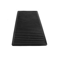 RM 40 Rubber Heel Mat, Meant To Be Sewn Into Carpeting, Black