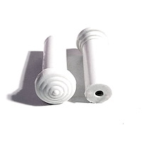 RP 304-I Door Lock Knob, Made Of White Rubber, Self-Threading