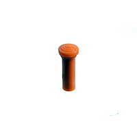 RP 304-O Door Lock Knob, Made Of Ember Glow Rubber, Self-Threading