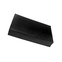 S 1 Solid Rubber Sheet, 3-3/4 in. Wide x 6 in. Long x 1 in. Thick