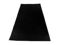 S 16-0514 Solid Rubber Sheet, 5 in. Wide x 14 in. Long x 1/16 in. Thick