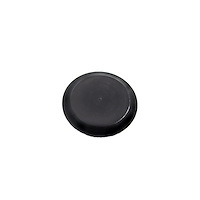 SB 43 Hole Plug, Flush Mount Type, Black Polyurethane