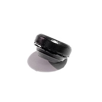 SB 71 Hood And Door Bumper, 1/4 In, High, Fits 5/16 In, Hole