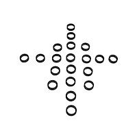 UW 30 Flat Rubber Washers, 3/8 in. I.D., 1/2 in. O.D., 1/8 in. Thick