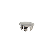 WF 1000-B Chrome Plug Button, For 3/8 in. Hole Size