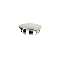 WF 1000-E Chrome Plug Button, For 5/8 in. Hole Size