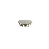 WF 1000-G Chrome Plug Button, For 7/8 in. Hole Size