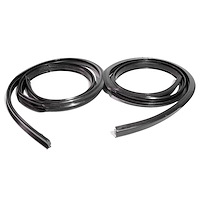 WR 3306-R Rear Vent Window Seals, For 2-Door Coupes, Made In 2-Pieces