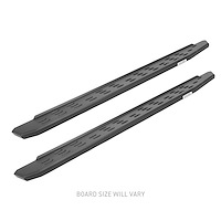 RB30 Running Boards w/Bracket Kit Fits Select Chevy Colorado, GMC Canyon Crew Cab [Textured Black]