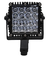 Cowl Mounted Light Brackets for 6 x 6 In. Q4 Series LED Light fits 2018 Jeep Wrangler JL