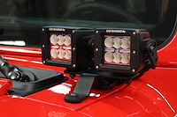 A-Pillar Mounted Light Brackets for 2018 Jeep Wrangler JL