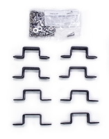 Sport Bar 2.0 Light Bracket Kit Riser Brackets For 3 4 And Horizontal Light Bars --- - --Textured Bl