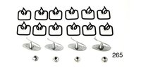 Moulding Clip Set Adapter for 1957 Chevy