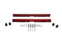 LSX Billet Fuel Rail Kit LS1/LS6 Red