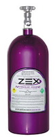 82000 Standard Nitrous Bottle 10 lbs. Purple