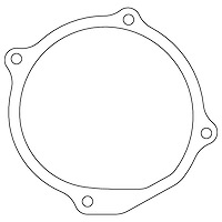 C15087 Ford Y-Block Water Pump Gasket