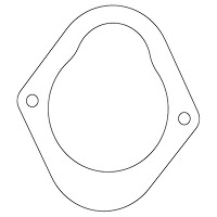 C15115 Ford 59A Flathead V8 Distributor Coil Base Gasket