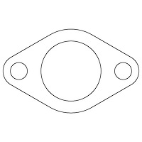 C15116 Ford 59A/8BA/8CM Flathead V8 Exhaust Manifold Gasket Set