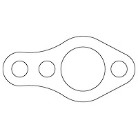 C15618 Chevrolet Gen-1 Small Block V8 Water Pump Mounting Gasket