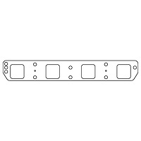 MLS Exhaust Manifold Gasket Dodge 426 Hemi