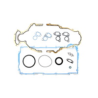 Bottom End Street Pro Gasket Kit for GM Gen III/Gen IV LS V8 Engine with Flat Mount Cam Plate Bolts