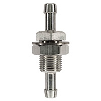 BH-516 5/16 in. Hose Barb to 5/16 in. Hose Barb Bulkhead Fitting