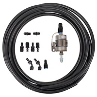 LS-LINE-KIT45 LS Fuel Line & Regulator Kit w/ 2x 45 Degree Fittings