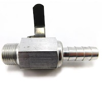 SV3838HB 3/8 in. NPT Male x 3/8 in. Hose Barb Fuel Shut Off Valve