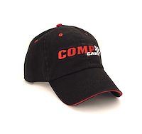 Black-Style Cap Black with Red Stitching