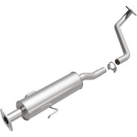 102-6521 Direct-Fit Exhaust Resonator and Pipe Assembly for 2010-2013 Kia Forte, Forte Koup