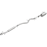 106-0252 Direct-Fit Exhaust Kit for 2010-2014 Subaru Legacy 2.5L