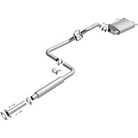 106-0735 Direct-Fit Replacement Exhaust System for 1995-2004 Nissan Maxima