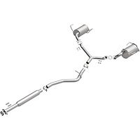 106-0918 Direct-Fit Replacement Exhaust System for 2010-2015 Subaru Outback 3.6L