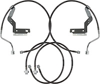 Extended Braided Brake Lines Fits Select Ford F-250 Super Duty [Front and Rear]