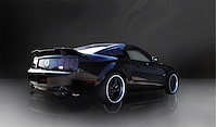 14314BLK Axle-Back Exhaust System 2005-2010 Ford Mustang
