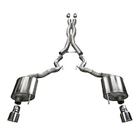 14341 Sport Cat-Back Exhaust System 2015-2017 Ford Mustang GT Convertible 5.0L