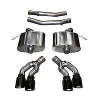 14358BLK Xtreme Axle-Back Exhaust System 2016-2019 Cadillac CTS-V Sedan 6.2L