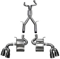Xtreme+ Cat-Back Exhaust System 2016-2019 Chevy Camaro SS/ZL1 6.2L V8 - Black Tips