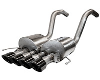 14777BLK Active Valve (NPP) Axle-Back Exhaust System 2015-2019 Chevrolet Corvette C7 Z06 6.2L V8 - Quad Black Tips