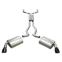 14952BLK Sport Cat-Back Exhaust System 2010-2015 Chevrolet Camaro SS 6.2L