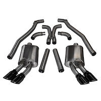 14971BLK Sport Cat-Back Exhaust System 2012-2015 Chevy Camaro ZL1 Coupe 6.2L