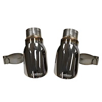 14977 Pro Series Clamp-On Exhaust Tip 2.500 in. Inlet/4 in. Outlet