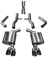 21006BLK Xtreme Cat-Back Exhaust System 2017-2019 Dodge Challenger R/T 5.7L V8 - Black Tips