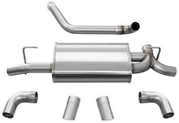 21013 Sport Axle-Back Exhaust System 2018-2019 Jeep Wrangler JL 3.6L V6 - Polished