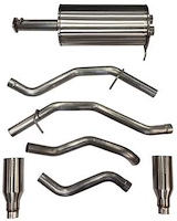 21035 Sport Cat-Back Exhaust System 2019 Ram 1500 5.7L V8 - Satin Polished Tips