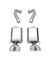 21077 Xtreme Sound-Level Axle-Back Exhaust System for Select 2006-2013 Chevy Corvette C6 ZO6/ZR1 [Polished Tips]