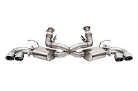 21100 Variable Sound-Level Cat-Back Exhaust System for Chevy Corvette C8 [Polished Tips] 3 in. Tubing