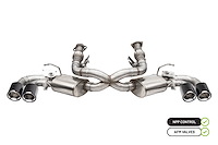 21100CF Cat-Back Exhaust System Fits Select Chevy Corvette